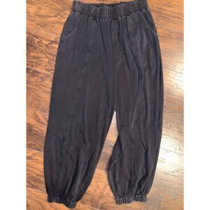 Ee:some Black Mineral Wash Jogger